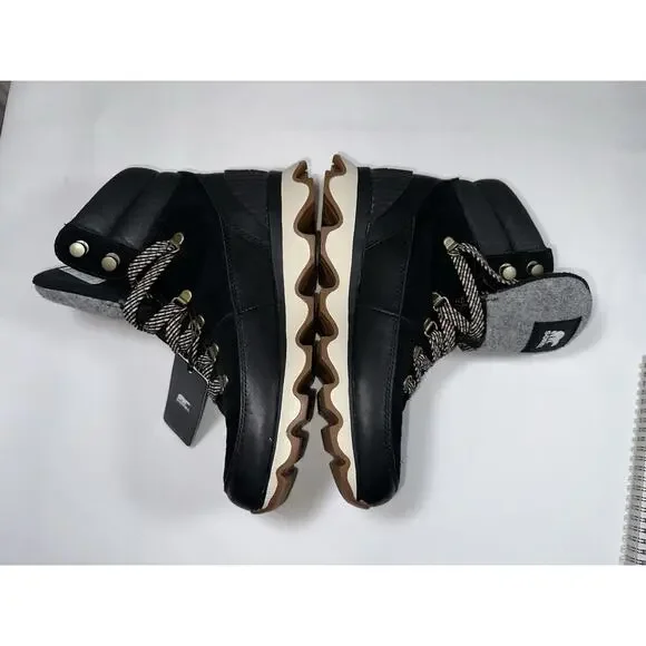 NEW Sorel Kinetic Conquest 9.5 Black Waterproof Hiking Boots Women’s Gum NWT - Picture 9 of 12